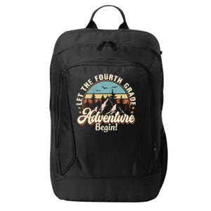 Back To School Let The 4th Grade Adventure Begin City Backpack