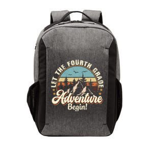 Back To School Let The 4th Grade Adventure Begin Vector Backpack