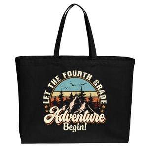 Back To School Let The 4th Grade Adventure Begin Cotton Canvas Jumbo Tote