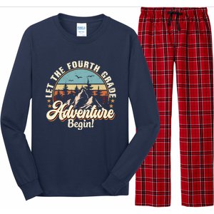 Back To School Let The 4th Grade Adventure Begin Long Sleeve Pajama Set