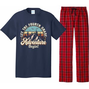 Back To School Let The 4th Grade Adventure Begin Pajama Set