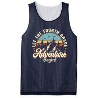 Back To School Let The 4th Grade Adventure Begin Mesh Reversible Basketball Jersey Tank