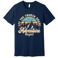 Back To School Let The 4th Grade Adventure Begin Premium T-Shirt