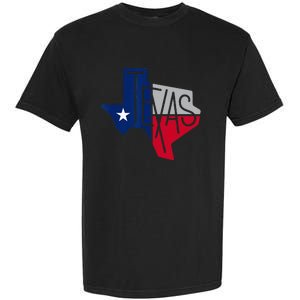 Beautiful Texas State Flag Star Silhouette Garment-Dyed Heavyweight T-Shirt