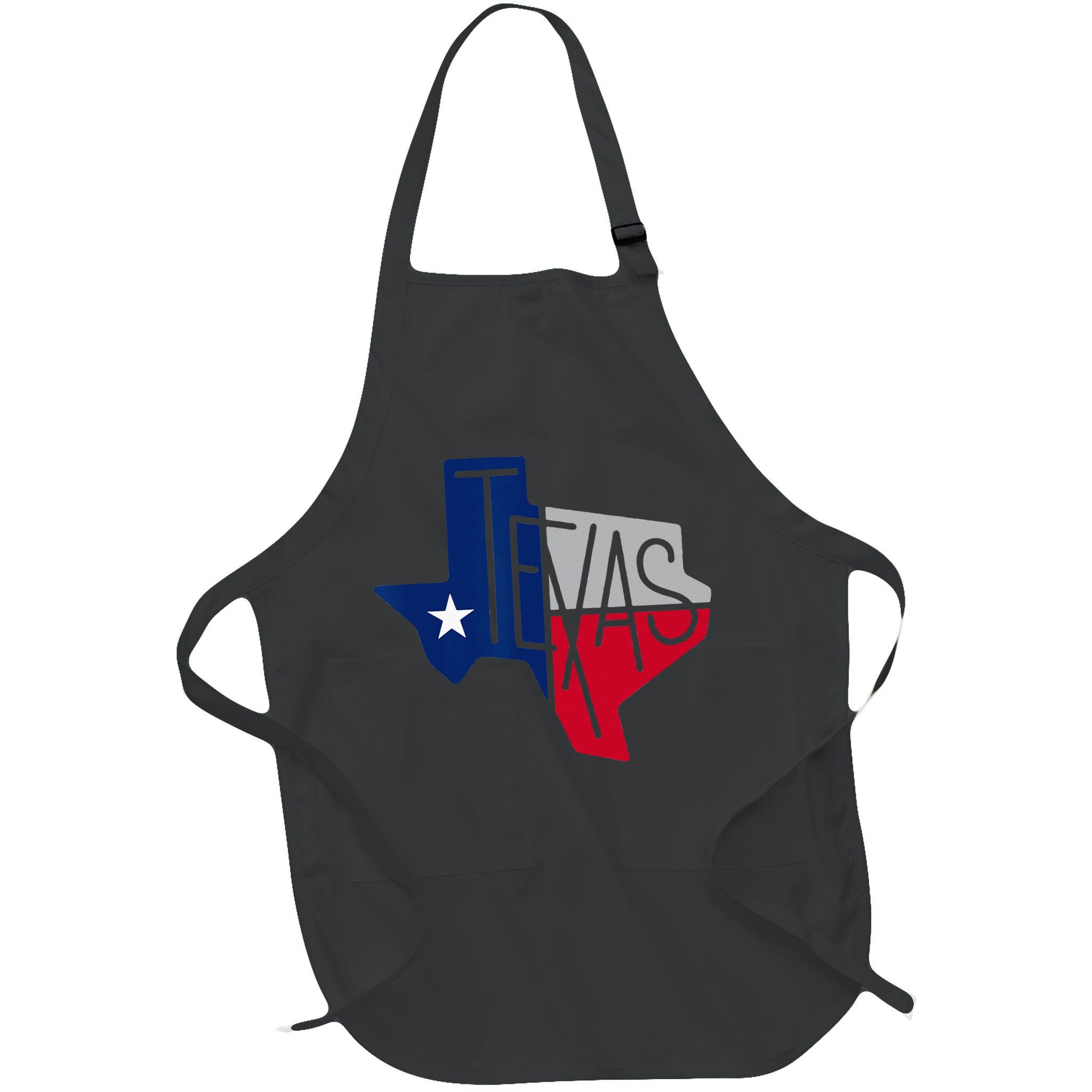 Beautiful Texas State Flag Star Silhouette Apron
