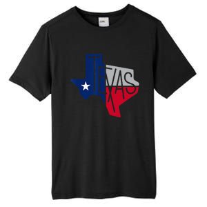 Beautiful Texas State Flag Star Silhouette Tall Fusion ChromaSoft Performance T-Shirt