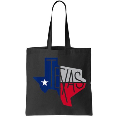 Beautiful Texas State Flag Star Silhouette Bag
