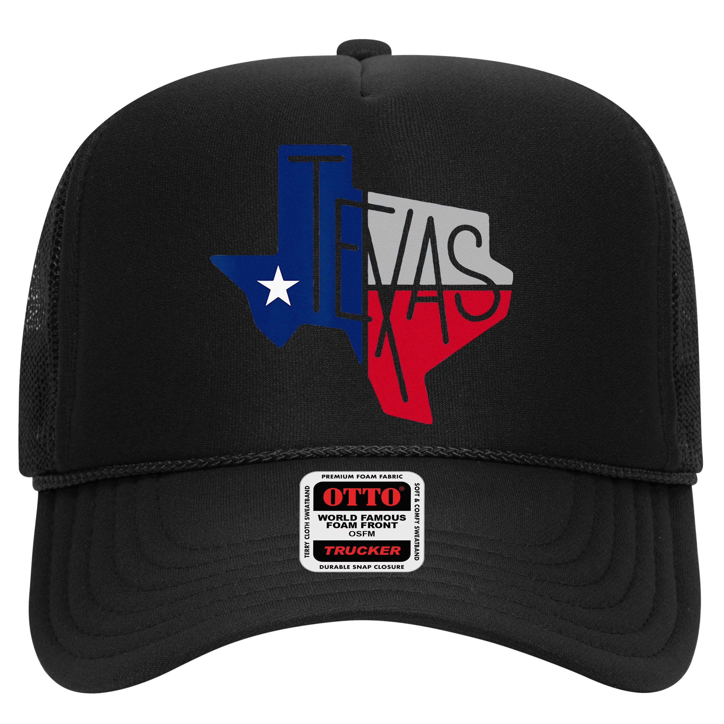 Beautiful Texas State Flag Star Silhouette Hat