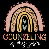 Back To School Counselor Counseling Is My Jam Rainbow Cooling Performance Crew T-Shirt