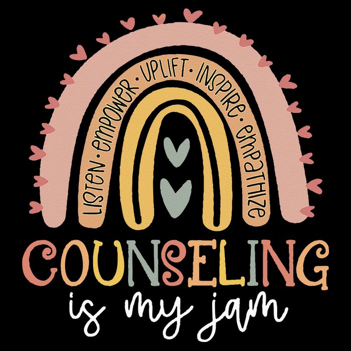 Back To School Counselor Counseling Is My Jam Rainbow Cooling Performance Crew T-Shirt