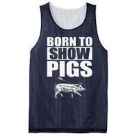 Born To Show Pigs Fuuny Mesh Reversible Basketball Jersey Tank