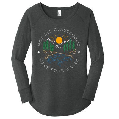 Back To School Not All Classrooms Have Four Walls Nature Women's Perfect Tri Tunic Long Sleeve Shirt