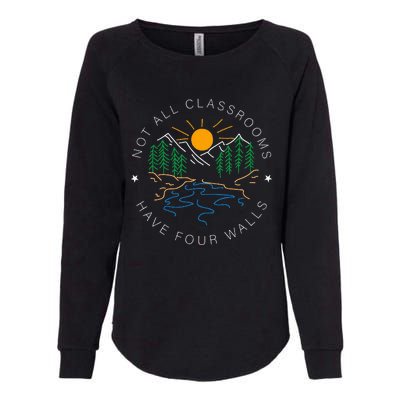 Back To School Not All Classrooms Have Four Walls Nature Womens California Wash Sweatshirt