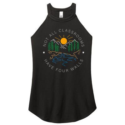 Back To School Not All Classrooms Have Four Walls Nature Women's Perfect Tri Rocker Tank