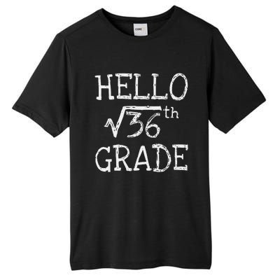 Back to school 6th Grade Square Root of 36 math  teacher Tall Fusion ChromaSoft Performance T-Shirt