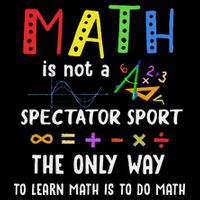 Back To School Math Is Not A Spectator Sport Math Teacher 16 in Basic Backpack