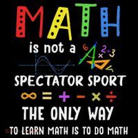 Back To School Math Is Not A Spectator Sport Math Teacher Poster