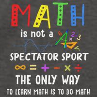 Back To School Math Is Not A Spectator Sport Math Teacher Vector Backpack
