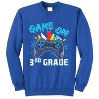 Back To School Game On Third Grade Gaming Student Funny Gift Sweatshirt