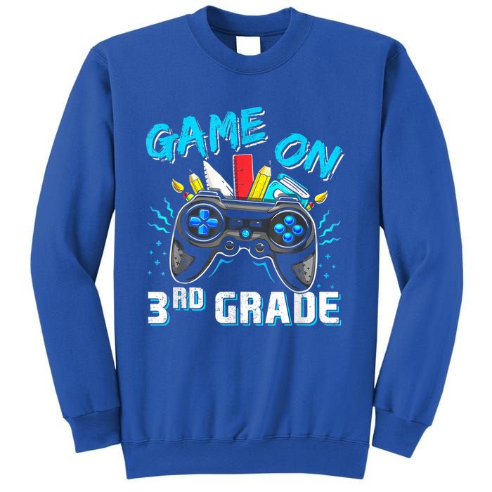 Back To School Game On Third Grade Gaming Student Funny Gift Sweatshirt