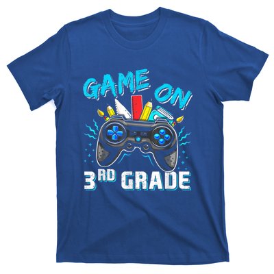 Back To School Game On Third Grade Gaming Student Funny Gift T-Shirt