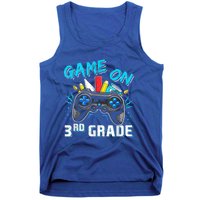 Back To School Game On Third Grade Gaming Student Funny Gift Tank Top