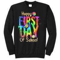 Back To School Teacher Student Happy First Day Of School Sweatshirt