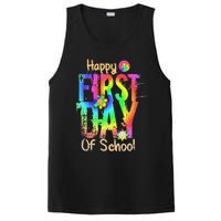 Back To School Teacher Student Happy First Day Of School PosiCharge Competitor Tank