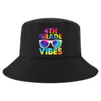 Back To School Funny 4th Grade Vibes First Day Teacher Cool Comfort Performance Bucket Hat