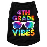Back To School Funny 4th Grade Vibes First Day Teacher Doggie Tank