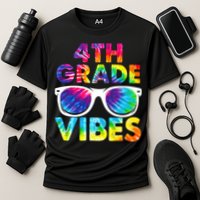 Back To School Funny 4th Grade Vibes First Day Teacher Performance Shirt