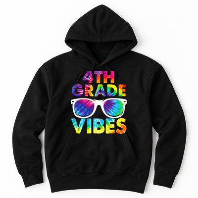 Back To School Funny 4th Grade Vibes First Day Teacher Hoodie
