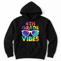 Back To School Funny 4th Grade Vibes First Day Teacher Hoodie
