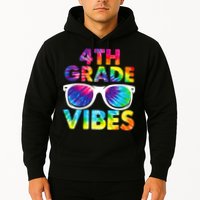 Back To School Funny 4th Grade Vibes First Day Teacher Hoodie