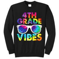 Back To School Funny 4th Grade Vibes First Day Teacher Sweatshirt