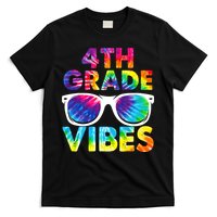 Back To School Funny 4th Grade Vibes First Day Teacher T-Shirt