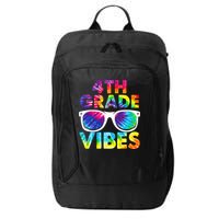 Back To School Funny 4th Grade Vibes First Day Teacher City Backpack