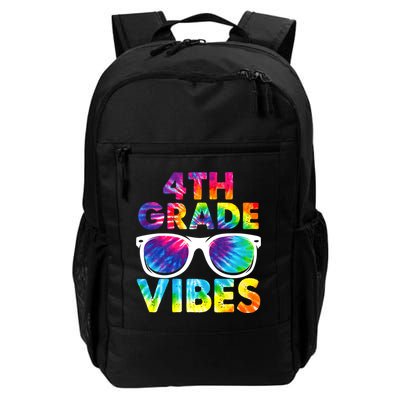 Back To School Funny 4th Grade Vibes First Day Teacher Daily Commute Backpack