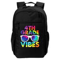 Back To School Funny 4th Grade Vibes First Day Teacher Backpack