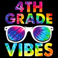 Back To School Funny 4th Grade Vibes First Day Teacher Button
