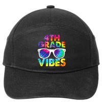 Back To School Funny 4th Grade Vibes First Day Teacher 7-Panel Snapback Hat