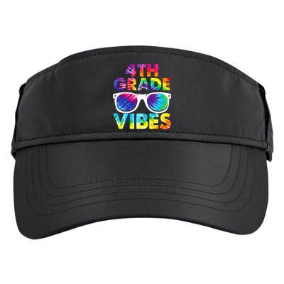 Back To School Funny 4th Grade Vibes First Day Teacher Adult Drive Performance Visor