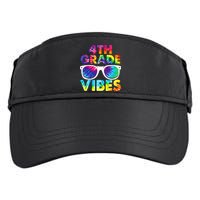 Back To School Funny 4th Grade Vibes First Day Teacher Adult Drive Performance Visor