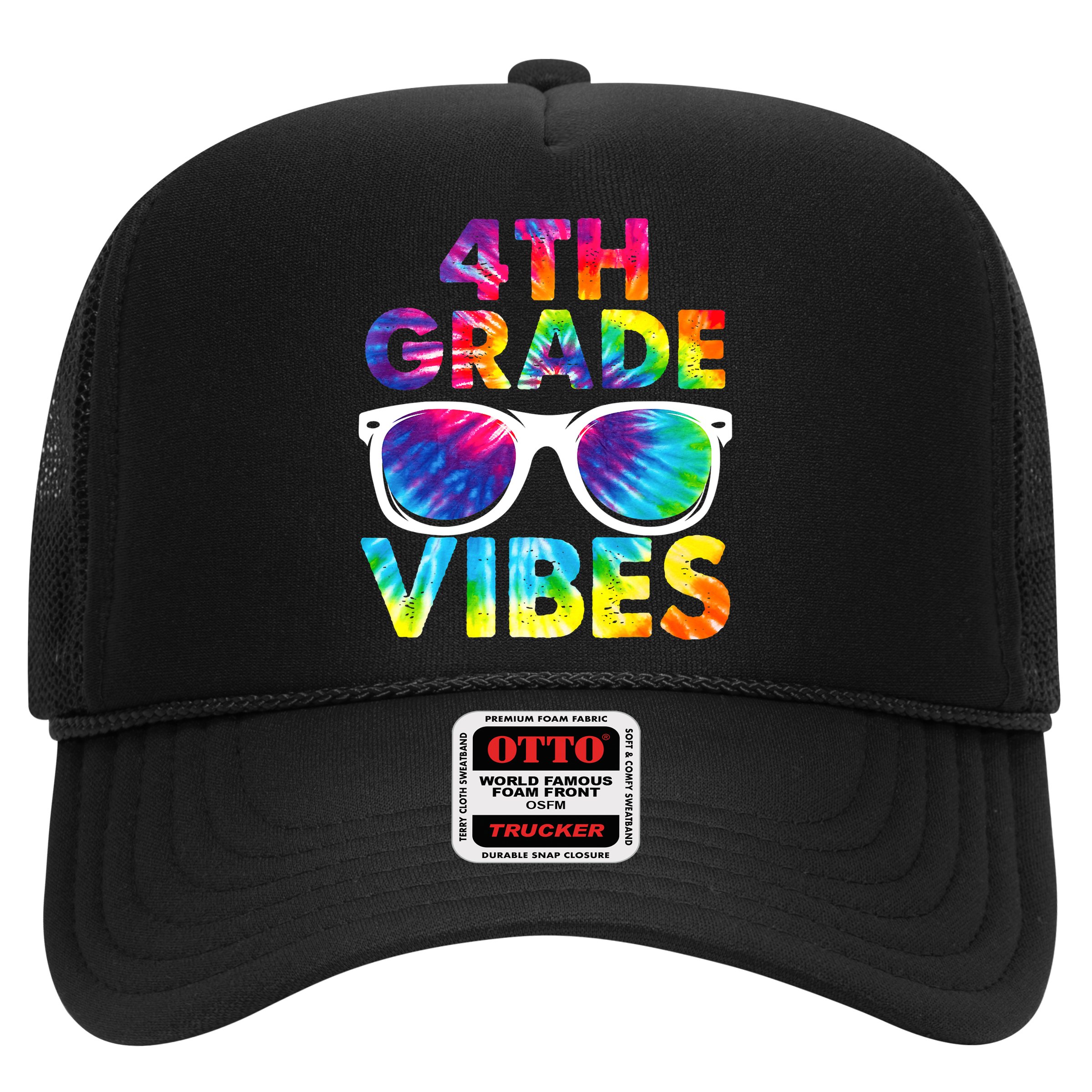 Back To School Funny 4th Grade Vibes First Day Teacher Hat