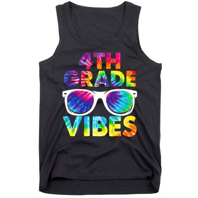 Back To School Funny 4th Grade Vibes First Day Teacher Tank Top