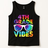 Back To School Funny 4th Grade Vibes First Day Teacher Tank Top