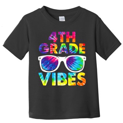 Back To School Funny 4th Grade Vibes First Day Teacher Toddler T-Shirt