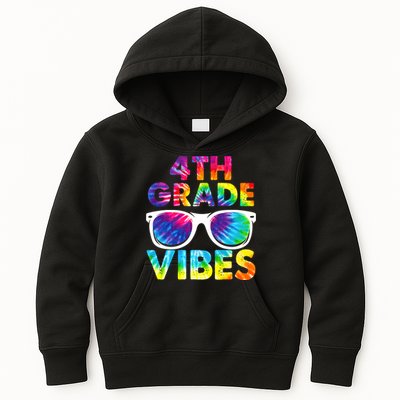 Back To School Funny 4th Grade Vibes First Day Teacher Kids Hoodie