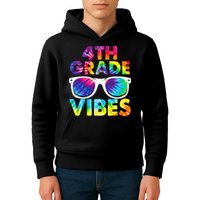 Back To School Funny 4th Grade Vibes First Day Teacher Kids Hoodie