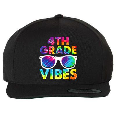 Back To School Funny 4th Grade Vibes First Day Teacher Wool Snapback Cap